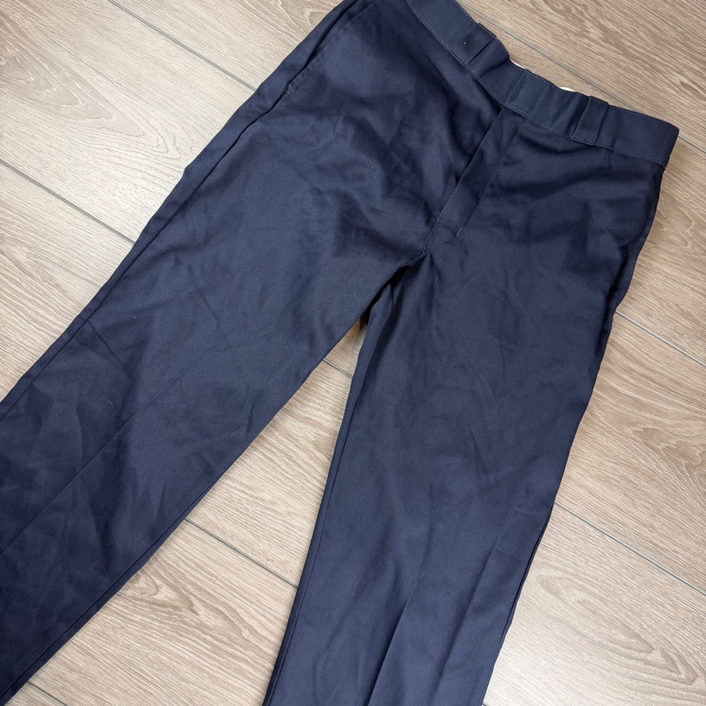 Dickies Women Work Pant 874 Original Fit Flex Navy Blue 34X32